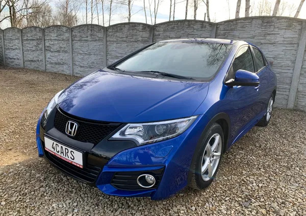 samochody osobowe Honda Civic cena 51000 przebieg: 141232, rok produkcji 2015 z Szprotawa